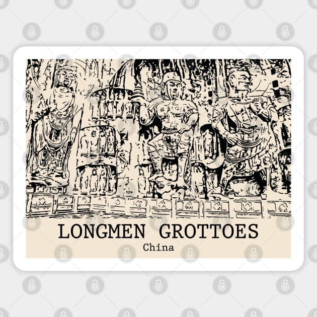 Longmen Grottoes - China Magnet by Lakeric